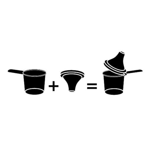 Measuring Scoop & Funnel - No Cap Open Spoon 1-Pack 5cc | Universal open design measuring spoon, Built-in funnel neck pour spout, Quick access cup for coffee powders and baking