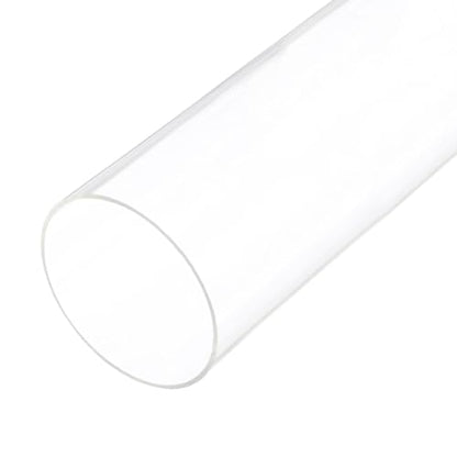 18" Clear Plastic Rigid Pipe 76mm ID x 80mm OD (3" ID x 3.125" OD) Acrylic Round Tubing, [for Plumbing, Hydraulics, Aquarium] - size: 3" x 3.125"