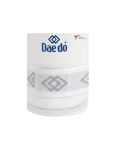 DAEDO WT Recognized Taekwondo Shin Guard, Officially Approved for International Competitions, Sizes S-XL, Lightweight and Durable Protection - size: X-Small