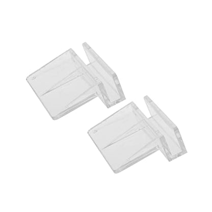 10pcs Acrylic Aquarium Brackets Fish Tank Cover Support Holders Clear Practical Rack for Glass Tanks Safe for Fish and Small Pets