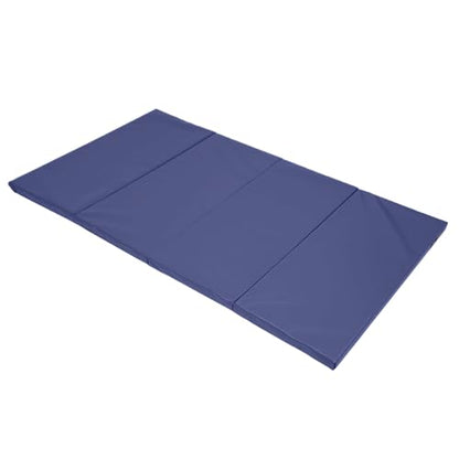 Z Athletic Folding Mat for Gymnastics, Tumbling, Cheerleading, and More, 4 Ft x 8 Ft x 2 In