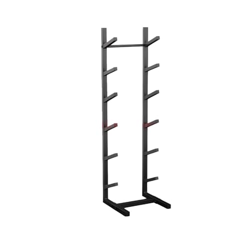 Rygcrud Floor Stand Skateboard Racks, Indoor Snowboard Storage for Skis/Longboard/Scooter, Commercial Display Rack Sports Mat Holder for Home, Garage, Gym(6 Tiers/H:102 CM) - size: 6 tiers/H:102 CM