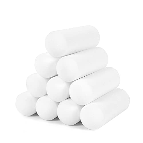 Mister Rui Foam Paint Roller - Small Paint Roller, Mini Paint Roller & Paint Roller Cover 4 inch for Painting Walls, Cabinets, Cupboards, Doors - color: 10 Pcs 4" Double-rounded