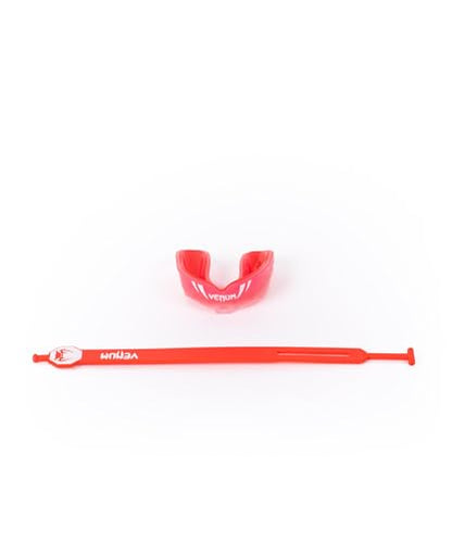 Venum Kids Challenger Mouthguard - Strap/Strapless - color: Red Transparent, size: Kid's