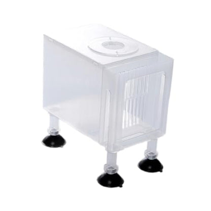 Aquarium Pump Filter Box Protection Shield Fish Tank Accessories Skimmer Box Pump Container Pump Cover for Turtle Tank, Large White