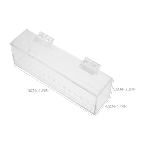 Fish Acclimation Box: Clear Acrylic Breeder Box - Aquarium Isolation Separator for Isolating Fish Fry/Betta Hatching/Guppy Breeding - size: 16.00X5.60X4.50CM
