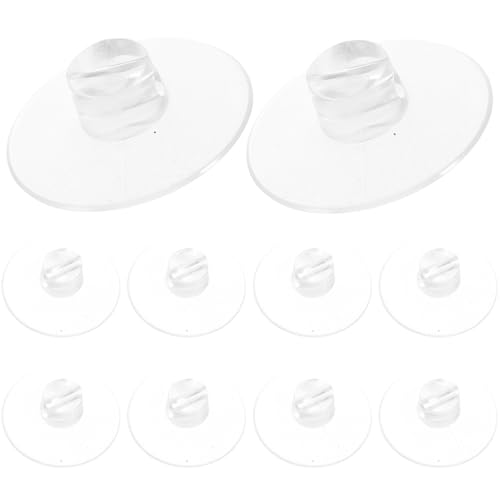DECHOUS 12Pcs Cable Suction Cups, Silicone Open Clamp Suction Cup Cable Holder 1.7 Inch Suction Cup String Light Cable Management for Home Kitchen Organization