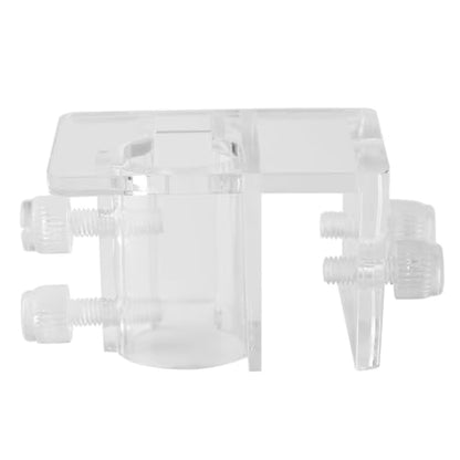 20mm Acrylic Aquarium Hose Clip Holder – Adjustable Pipe Clamp for 12-16mm Tubes, Leak-Proof Fish Tank Mount with Screws