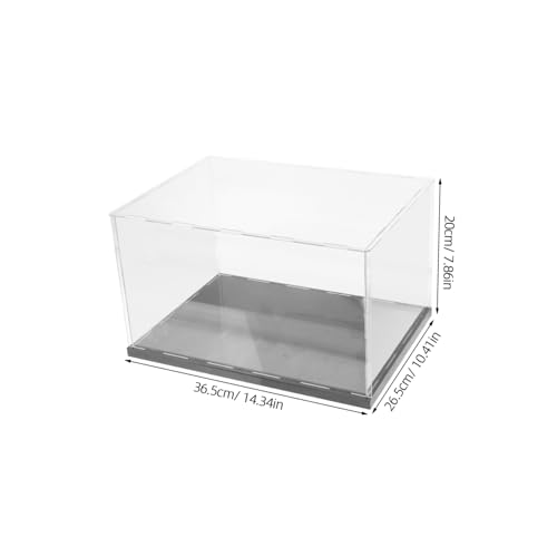 VICASKY Acrylic Boxing Gloves Display Box Stands for Display Storage Case for Figurine Rack