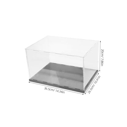 VICASKY Acrylic Boxing Gloves Display Box Stands for Display Storage Case for Figurine Rack
