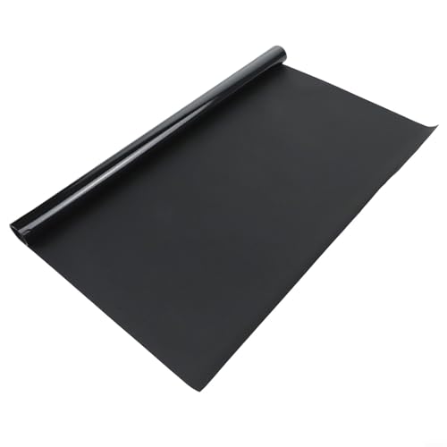 Black Aquarium Background Static Cling Fish Tank Backdrop, PVC Waterproof Wallpaper for Enhancing Aquatic Aesthetics and Hiding Wires(50 * 200cm) - size: 50*200cm