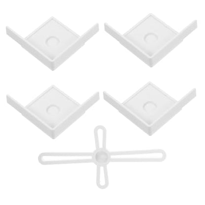 1set Fish Tank Bottom Base and Sturdy Corner Guards -collision Aquarium Corner Protector Multi-use Furniture Edge Cover Plastic Guard for Home Decor