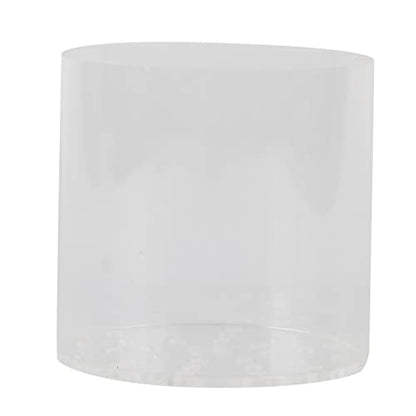Acrylic Transparent Feeder Cover, Anti Feeding Shrimp Aquarium Accessory, Feeding with Feeding Tube for Fish Tank, Safe Reproduction Cover for Marine Life (100mm) - style: 100mm