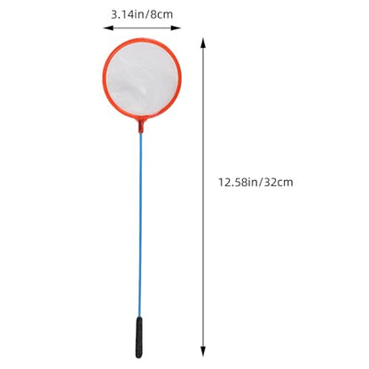 GALPADA 10pcs Aquarium Fish Landing Nets Small Fine Mesh Fish Tank Net Portable Fishing Gear for Outdoor Catching and Aquarium Cleaning Random Color