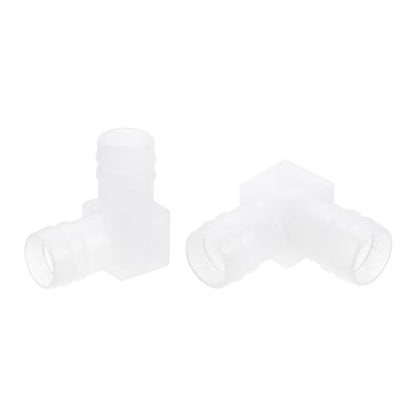 uxcell 11/16" 90 Degree Elbow Hose Barb, 4pcs L-Shaped Aquarium Air Valve Connector Tubing for Fish Tank Pond Air Line - size: 11/16"