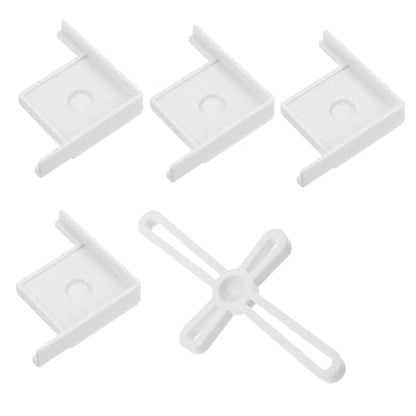 1set Fish Tank Bottom Base and Sturdy Corner Guards -collision Aquarium Corner Protector Multi-use Furniture Edge Cover Plastic Guard for Home Decor