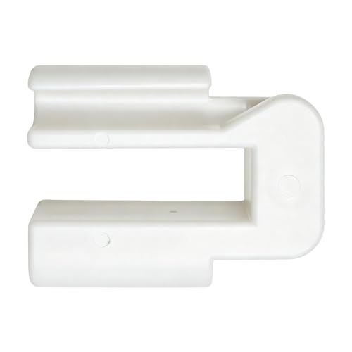 Aquarium Air Tube Holder U Shape Tube Mounting Base | Anti-Slip Hose Holder Clip Aquarium for Holder Suction Device Siphon Cleaning Clear Viewing Shop - color: White