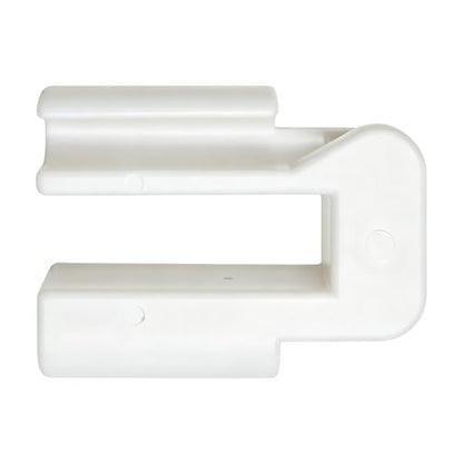 Aquarium Air Tube Holder U Shape Tube Mounting Base | Anti-Slip Hose Holder Clip Aquarium for Holder Suction Device Siphon Cleaning Clear Viewing Shop - color: White
