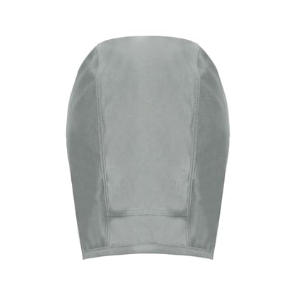 iiniim Wrestling Hair Cover Cap Grappling Hair Cap Black Full Cover Wrestling Headgear with Chin and Open Ears for Judo - color: Grey