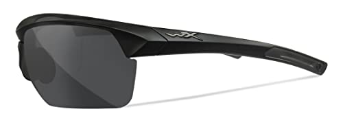 Wiley X Guard Advanced Sunglasses Ballistic Rated ANSI Z87 Safety Glasses Men Women UV Eye Protection Shooting Fishing Biking Sports Matte Black Frames Changeable Smoke Grey Tinted and Clear Lenses