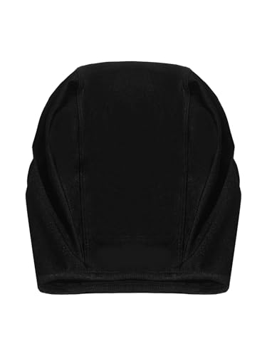 Aislor Wrestling Hair Cover Cap Wrestler Headgear for BJJ, MMA Grappling and Training, Long Hair Net Slicker - color: Black