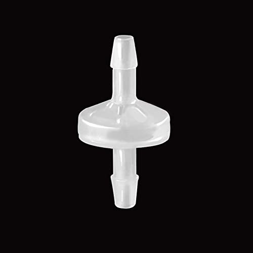 One Way Check Valve 1/8"(3MM) Hose Barb Non Return Ozone Resistance Plastic Valve for Water Fuel Oil Air Gas (Pack of 3) - size: 1/8 Inch, style: 3 Pcs