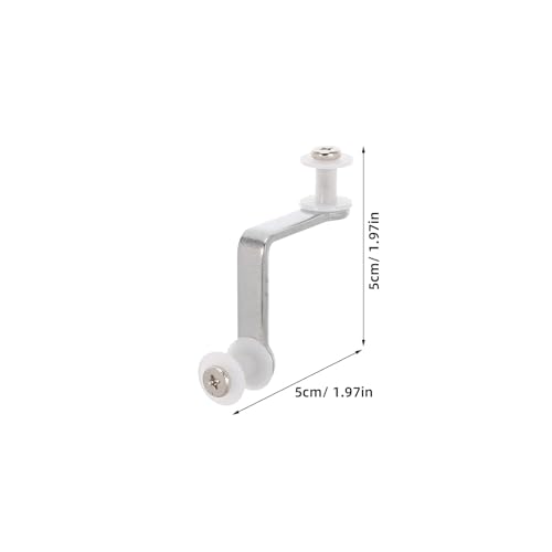 10pcs Carbon Steel Glass Partition Clip, 2 Hole Glass Shelf Clamp Bracket for 8-10mm, Heavy Duty Panel Fastener for Display Cabinet, Office Partition & Aquarium Use - size: 5.00X5.00X1.40CM