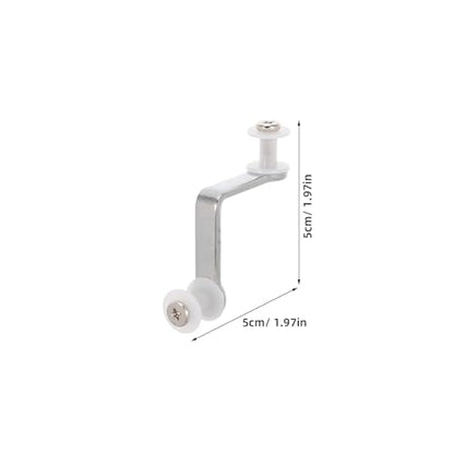 10pcs Carbon Steel Glass Partition Clip, 2 Hole Glass Shelf Clamp Bracket for 8-10mm, Heavy Duty Panel Fastener for Display Cabinet, Office Partition & Aquarium Use - size: 5.00X5.00X1.40CM