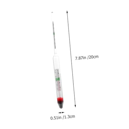 COLLBATH 2pcs Fish Tank Meter Aquarium Hydrometer Glass Floating Areometer for Big Fish Tank Water Testing