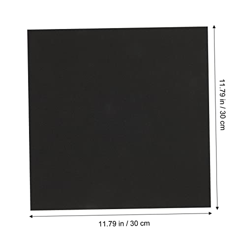 VANZACK 5pcs Fish Tank Insulation Mat Non-Skid and Shockproof Pad for Aquariums Black Non- Absorption Mat for Heat Preservation and Pet Safety
