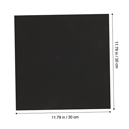 VANZACK 5pcs Fish Tank Insulation Mat Non-Skid and Shockproof Pad for Aquariums Black Non- Absorption Mat for Heat Preservation and Pet Safety