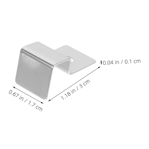 BESPORTBLE 4pcs Heavy Duty Stainless Steel Aquarium Lid Holder Bracket for Glass Tanks Sturdy Support for Fish Tank Covers and Accessories