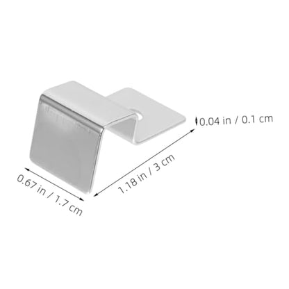 BESPORTBLE 4pcs Heavy Duty Stainless Steel Aquarium Lid Holder Bracket for Glass Tanks Sturdy Support for Fish Tank Covers and Accessories