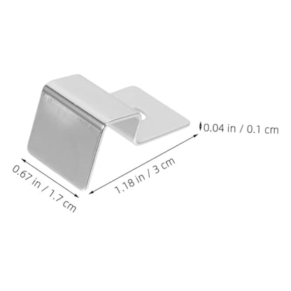 Yardwe 4Pcs Sturdy Stainless Steel Fish Tank Support Frame Aquarium Lid Holder for Glass Secure and Elegant Design for Fish Tank Covers