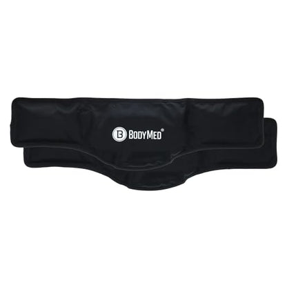 BodyMed Reusable Gel Ice Pack Cold Compress (2-Pack) for Neck - Professional Grade Cold Therapy for Injuries, Aches, Swelling, Bruises, Sprains - 21 in. x 6 in. (Neck Contour) - size: 21 in × 6 in (Neck Contour) (Pack of 2)