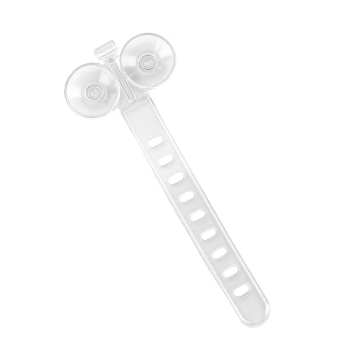 10pcs Multiuse Aquarium Suction Cup Fasteners Cable Tie for Efficient Fixing of Instrument and Neat Organization Fishtank Suction Cup Tie - color: White