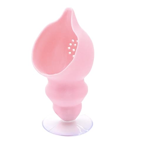 Betta Fish Hammock | Betta Fish Shell Bed, Floating Shell Shaped Suction Cup Pad, for Shrimp Snails Frogs Goldfishes Guppy Koi Reptile Pet Tank Aquariums Area Home - color: Light Pink