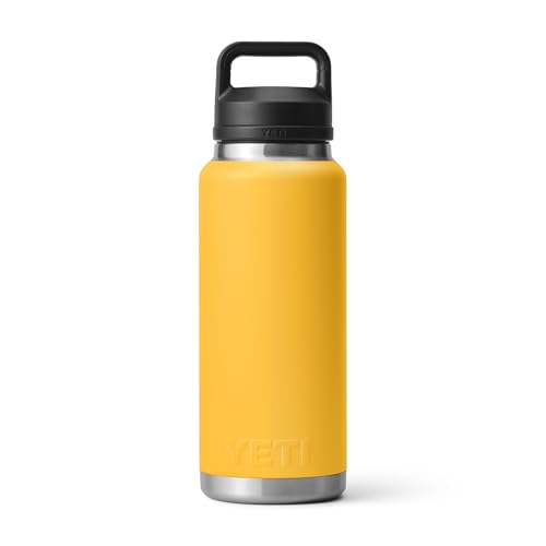 YETI Rambler 36 oz Bottle, Vacuum Insulated, Leakproof, Stainless Steel with Chug Cap - color: Alpine Yellow