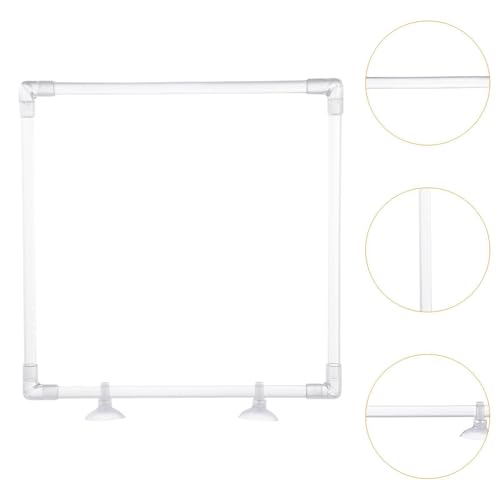 Aquarium Floating Plant Corral Aquarium Food Ring Lawn Clear Patio Yard Garden Acrylic Floating Plant Ring Fish Feeding Ring
