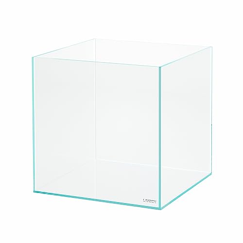 40C Rimless Low-Iron Cube Aquarium, 15.6 Gal, 15.7x15.7x15.7in | 40x40x40cm; aquascaping and fish; 6mm glass - size: 15.6Gal W15.7×D15.7×H15.7 in(40x40x40cm)