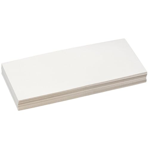 LUXPaper Currency Outer Envelopes | 3 1/16" x 6 3/4" | White | 28lb. Text | 50 Qty - color: White, size: 3 x 6 3/4