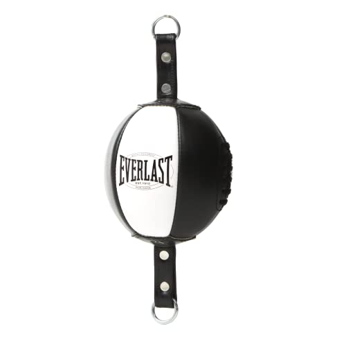 Everlast 1910 Double End Bag | Full-Grain Leather | Latex Bladder | Boxing Training