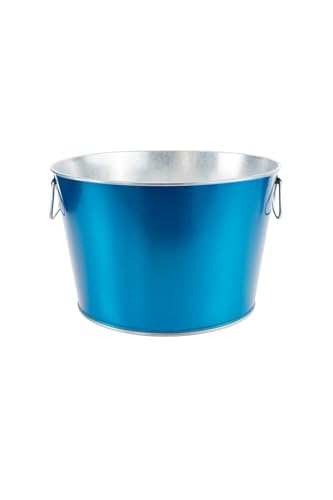 Behrens Blue 5 Gallon Round Steel Tub (1 Tub) - style: Blue Steel