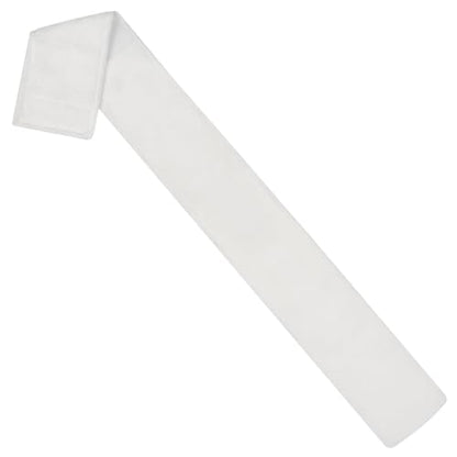 DkOvn Football Towel, Streamer Thin Sports Towel with Hook and Loop Closure, for Drying Hands, Gloves and Football Accessories - color: White