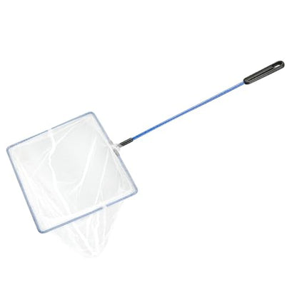 AQUANEAT Aquarium Fish Net, Small Fish Tank Cleaning Net, Food Wastes Skimmer for Small Ponds and Pools - size: 8 inch