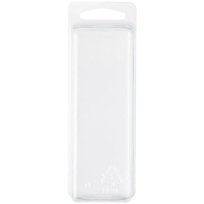 Clear Plastic Clamshell Package/Storage Container, 4.19" H x 1.5" W x 1.25" D, Pack of 50