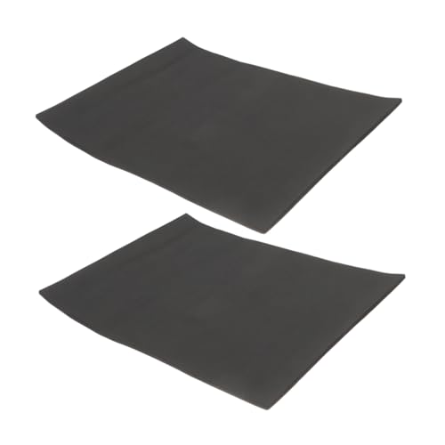 Mikikit 2pcs Thickened Aquarium Mat Nonslip Cushioning Pad for Fish Tank Bottom for Reptiles and Aquatic Pets Cut for
