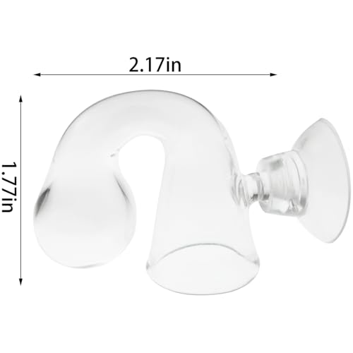 Glass CO2 Droplet Checker No Solution 45x55mm Aquatic CO2 Detector Gas Detection Instrument Fish Tank Detector