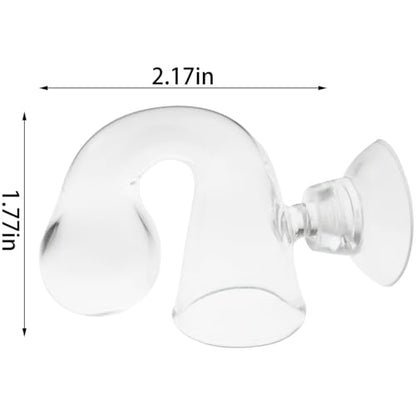 Glass CO2 Droplet Checker No Solution 45x55mm Aquatic CO2 Detector Gas Detection Instrument Fish Tank Detector