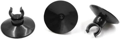 XYWHPGV 12pcs Black Soft Silicone Suction Cup Clip Hose Holder Aquarium Accessories (91692 ED8CB 293EA 774B8 A1DA1 2F036